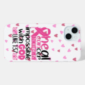 BORSTKANKER ONDERSTEUNING & BEWUSTWORDING Case-Mate iPhone CASE (Achterkant (horizontaal))