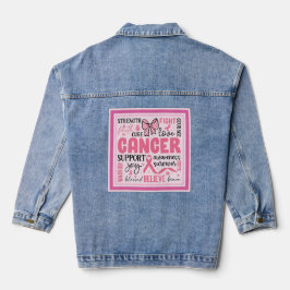 Borstkanker Ondersteuning Denim Jacket