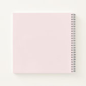 borstkanker ondersteuning genezing roze Notitieboe Notitieboek (Achterkant)