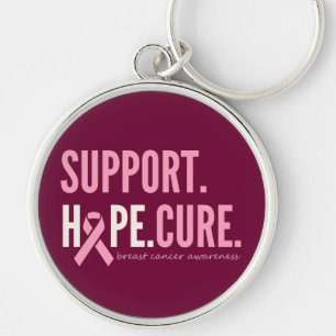Borstkanker Ondersteuning Hope Cure Sleutelhanger