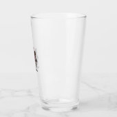 Borstkanker Ondersteuning Paard Vector T-shirt Ont Glas (Links)