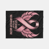 Borstkanker Ondersteuning Roze Oktober Borstkanker Fleece Deken (Voorkant (Horizontaal))