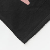 Borstkanker Ondersteuning Roze Oktober Borstkanker Fleece Deken (Hoek)