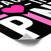 Borstkanker Ondersteuning Roze Oktober Borstkanker Poster (Hoek)