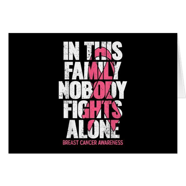 Borstkanker Ondersteuning voor  familie borstkanke (Voorkant Horizontaal)