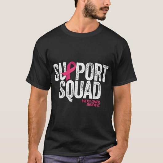 Borstkanker Ondersteuningsteam Borstkanker T-shirt (Voorkant)