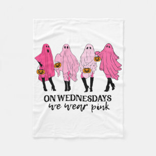 Borstkanker op woensdag hebben we roze Draag Fleece Deken
