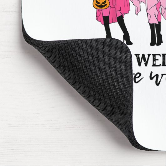 Borstkanker op woensdag hebben we roze Draag Muismat (Hoek)