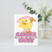 Borstkanker overgebracht met de verkeerde kuiken briefkaart (Staand voorkant)