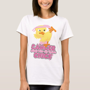Borstkanker overgebracht met de verkeerde kuiken t-shirt