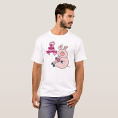 borstkanker overleeft het varken t-shirt (Voorkant volledig)