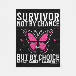 Borstkanker Overlevende Borstkanker Bewustzijn Fleece Deken