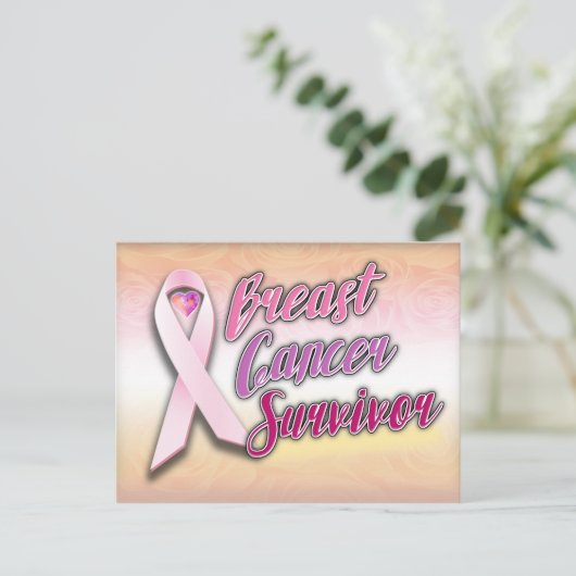 Borstkanker Overlevende Briefkaart (Staand voorkant)