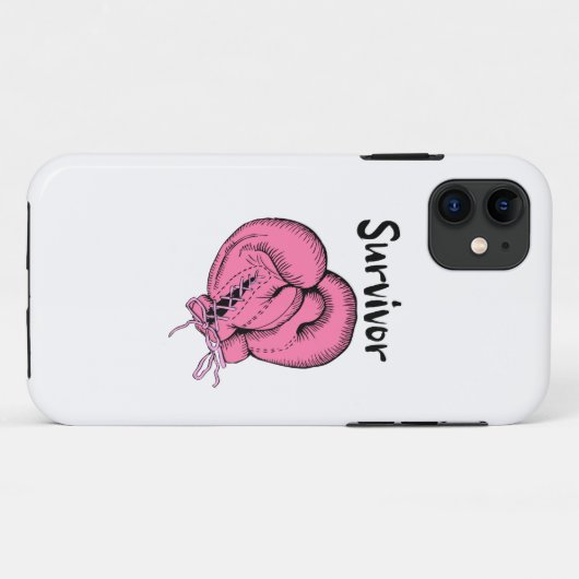 borstkanker overlevende Case-Mate iPhone case (Achterkant (horizontaal))