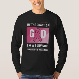 Borstkanker Overlevende door Gods genade Christeli T-shirt