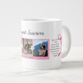 Borstkanker overlevende drie foto collage Mok (Voorkant rechts)