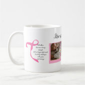 Borstkanker overlevende drie foto collage Mok (Links)