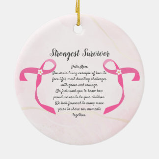 Borstkanker overlevende drie foto collage Mok Keramisch Ornament