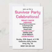 Borstkanker Overlevende Feest Kaart (Voorkant)
