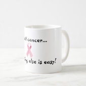 Borstkanker overlevende koffie mok (Voorkant rechts)