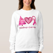 Borstkanker overlevende, lelijke kersttrui trui (Voorkant)