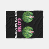 Borstkanker overlevende mastectomie weg, maar niet fleece deken (Voorkant (Horizontaal))