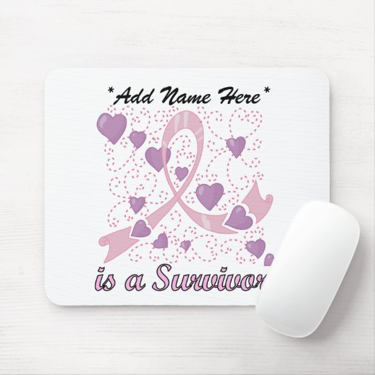  borstkanker Overlevende muizepad Muismat (Met muis)
