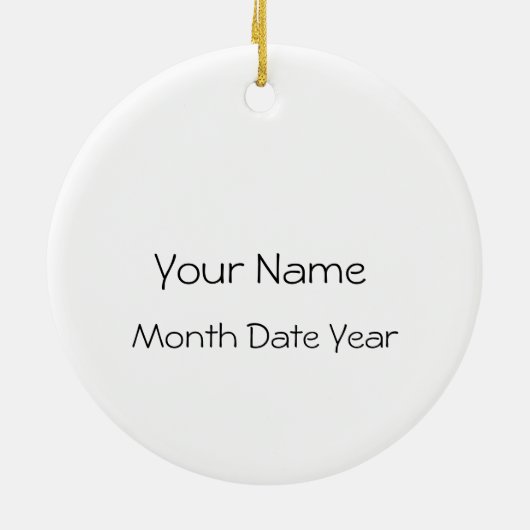 Borstkanker Overlevende Ornament 3 jaar (Achterkant)