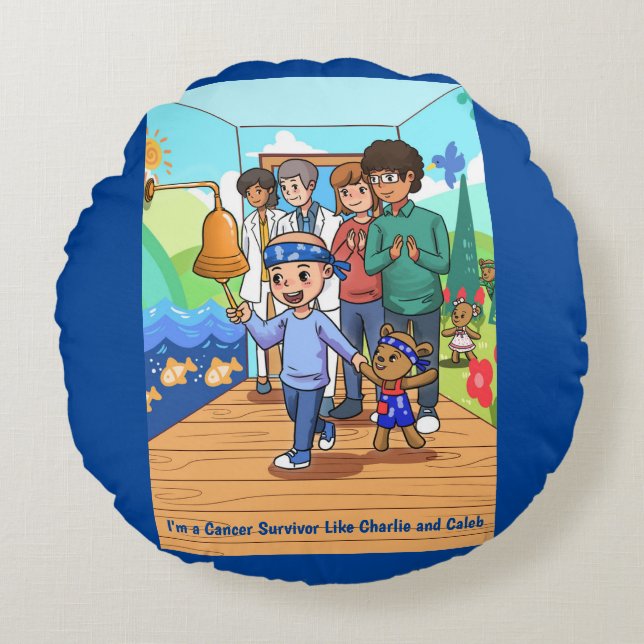 Borstkanker overlevende rond chemo Sierkussen Kussen (Voorkant)