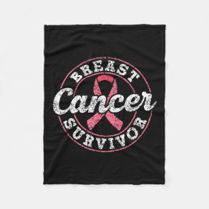 Borstkanker Overlevende Roze Bewustzijn Vechten Bo Fleece Deken