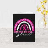 Borstkanker Overlevende voor Vrouwen Moeder Vrouw Kaart (Gele Bloem)