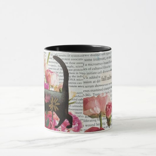 Borstkanker overlevende zwarte kat genezing slaap mok (Midden)