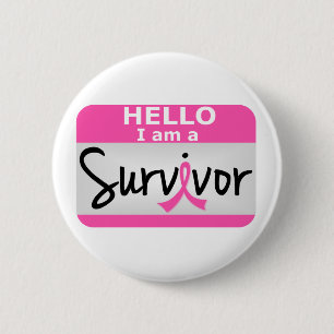 Borstkanker Overleving 24.png Ronde Button 5,7 Cm