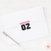 Borstkanker Overleving 2 jaar Ronde Sticker (Envelop)