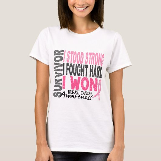 Borstkanker Overleving 4 T-shirt (Voorkant)