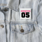 Borstkanker Overleving 5 jaar Vierkante Button 5,1 Cm (In situ)