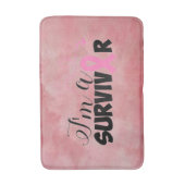 Borstkanker Overleving Badmat (Voorkant Verticaal)