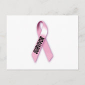 Borstkanker Overleving Briefkaart (Voorkant)