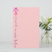 Borstkanker Overleving Briefpapier (Staand voorkant)