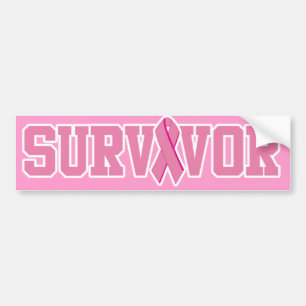 Borstkanker Overleving Bumpersticker