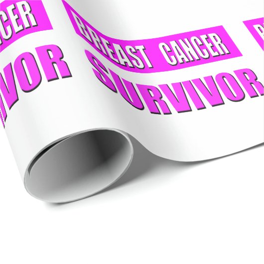 Borstkanker Overleving Cadeaupapier (Rol Hoek)