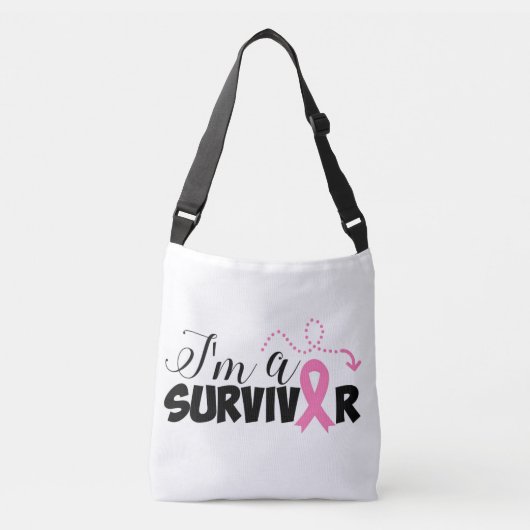 Borstkanker Overleving Crossbody Tas (Voorkant)