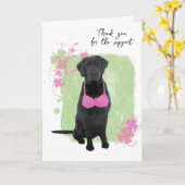 Borstkanker Overleving Dank je wel Kaart (Gele Bloem)