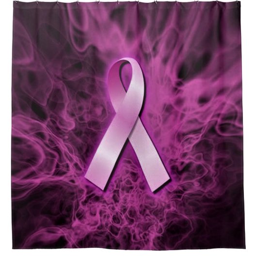 Borstkanker Overleving Douchegordijn (Voorkant)
