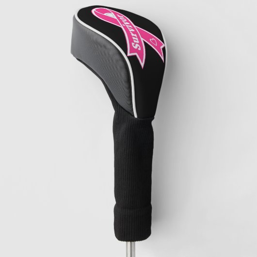 Borstkanker Overleving Golfheadcover (Schuin)