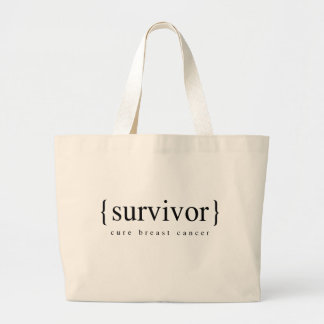 Borstkanker Overleving Grote Tote Bag
