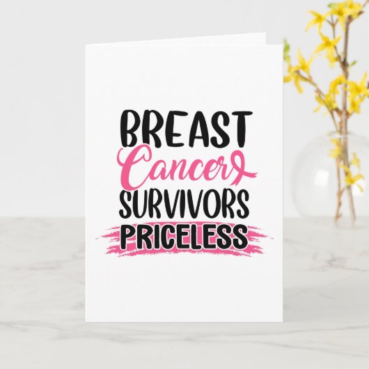 Borstkanker Overleving Kaart (Gele Bloem)