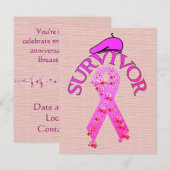 Borstkanker Overleving Kaart (Voorkant / Achterkant)
