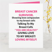 Borstkanker Overleving Kaart (Gele Bloem)