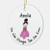 Borstkanker Overleving Keramisch Ornament (Links)